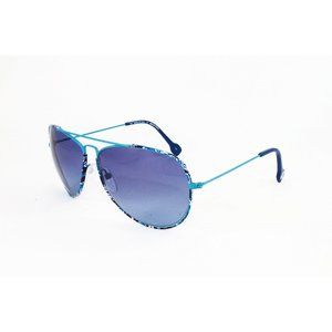 Emilio Pucci Sunglasses Women's Aviator EP125S 440 Turquoise Blue Lens NEW!